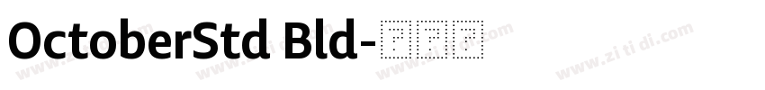 OctoberStd Bld字体转换